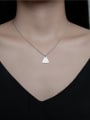 thumb 925 Sterling Silver Triangle Minimalist Necklace 1