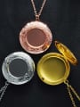 thumb Stainless steel Round Trend Necklace 1