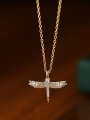 thumb 925 Sterling Silver Cubic Zirconia Dragonfly Dainty Regligious Necklace 2