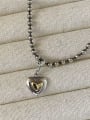 thumb 925 Sterling Silver Heart  Vintage Pendant 2