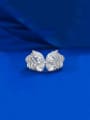 thumb 925 Sterling Silver Cubic Zirconia White Butterfly Dainty Band Ring 0