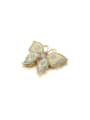 thumb Brass Micropaved Butterfly Pendant 0