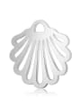 thumb Stainless steel shell Charm Height : 13.1 mm , Width: 14 mm 0