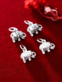 thumb 925 Sterling Silver Elephant Charm Height : 11 mm , Width: 12 mm 1
