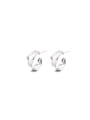 thumb 925 Sterling Silver Geometric Trend Stud Earring 0