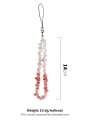 thumb Hand-Woven Creative Beaded Gravel Mobile Phone Chain Mobile Accessories 2