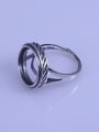 thumb 925 Sterling Silver Round Ring Setting Stone size: 15*15mm 1