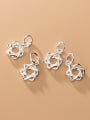 thumb 925 Sterling Silver Geometry Star Charm Height : 13 mm , Width: 9 mm 2