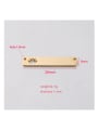 thumb Stainless Steel Lettering Strip Hollow Crown Double Hole Pendant/Minimalist Connectors 2