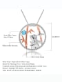 thumb 925 Sterling Silver Swiss Blue Topaz  Artisan Rabbit Pendant Necklace 1
