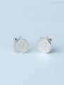 thumb 925 Sterling Silver profile picture coin Coin Vintage Drop Earring 1