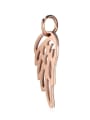 thumb Stainless steel Wing Charm Height : 6 mm , Width: 20 mm 1