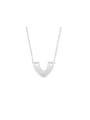 thumb 925 Sterling Silver Heart Minimalist Necklace 0