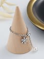 thumb 925 Sterling Silver Freshwater Pearl Flower Vintage Statement Ring 2