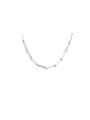 thumb 925 Sterling Silver Trend Geometric  Bracelet and Necklace Set 0