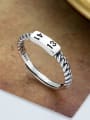 thumb 925 Sterling Silver Number 1314 Vintage Band Ring 3