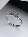 thumb 925 Sterling Silver crown Vintage Ring 2