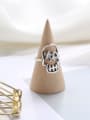 thumb 925 Sterling Silver Skull Trend Band Ring 1