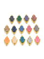 thumb Multicolor Crystal Charm Height : 19 mm , Width: 12.5 mm 0