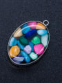 thumb Alloy Round Charm Height : 26 mm , Width: 17 mm 0