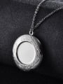 thumb Stainless steel Round Trend Necklace 0