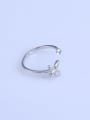 thumb 925 Sterling Silver 18K White Gold Plated Ball Ring Setting Stone diameter: 3-8mm 2