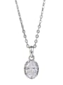 thumb 925 Sterling Silver Cubic Zirconia Geometric Luxury Necklace 2