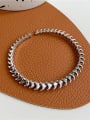 thumb S925 Sterling Silver Fashion Personality Keel Bracelet 0