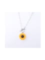 thumb Stainless steel Flower Trend Necklace 0