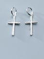 thumb 925 Sterling Silver Cross Charm Height : 14 mm , Width: 7.5 mm 0