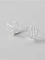 thumb 925 Sterling Silver Square Trend Stud Earring 2