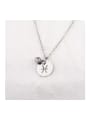 thumb Stainless steel Rhinestone Constellation Minimalist Necklace 0