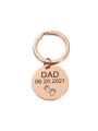 thumb Stainless Steel Father's Day Gift Geometric Jewelry Accessories Key Pendant 3