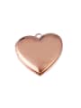 thumb Stainless Steel Heart Shaped Photo Box Couple Pendant 0