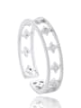 thumb 925 Sterling Silver Cubic Zirconia Star Minimalist Stackable Ring 2