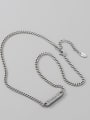 thumb 925 Sterling Silver Smiley Minimalist Necklace 0