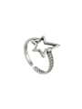 thumb 925 Sterling Silver Hollow Five Pointed Star  Vintage Band Ring 2