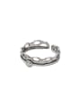 thumb 925 Sterling Silver Smiley Vintage Stackable Ring 3