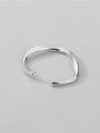 thumb 925 Sterling Silver Round Minimalist Band Ring 1