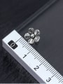 thumb 925 Sterling Silver Flower Charm Height : 9 mm , Width: 9 mm 2