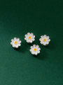 thumb S925 Silver Electroplating Epoxy 6mm Daisy Seiko Spacer Beads 1