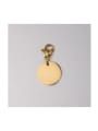 thumb Stainless steel round card pendant jewelry accessories 0