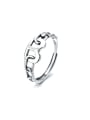 thumb 925 Sterling Silver Letter  B Vintage Ring 0