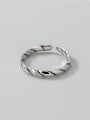 thumb 925 Sterling Silver Round Vintage Band Ring 3