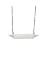 thumb Stainless steel Wing Minimalist Necklace 0