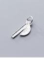 thumb 925 Sterling Silver ruler Protractor Charm 0