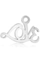 thumb Stainless steel Message Charm Height : 14 mm , Width: 9 mm 0