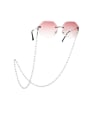 thumb Brass Synthetic Crystal Imitation Pearl Minimalist Sunglass Chains 0