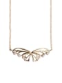 thumb 925 Sterling Silver Hollow Butterfly Minimalist Necklace 0