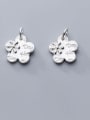thumb 925 Sterling Silver Flower Charm Height : 13.5 mm , Width: 13.5 mm 0
